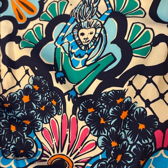 Lilly Pulitzer STUNNING Silk Lillypalooza Vibrant Balloon Sleeve Dress w/Belt 2 - Picture 4 of 8